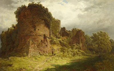 Goodrich Castle, 1875-82